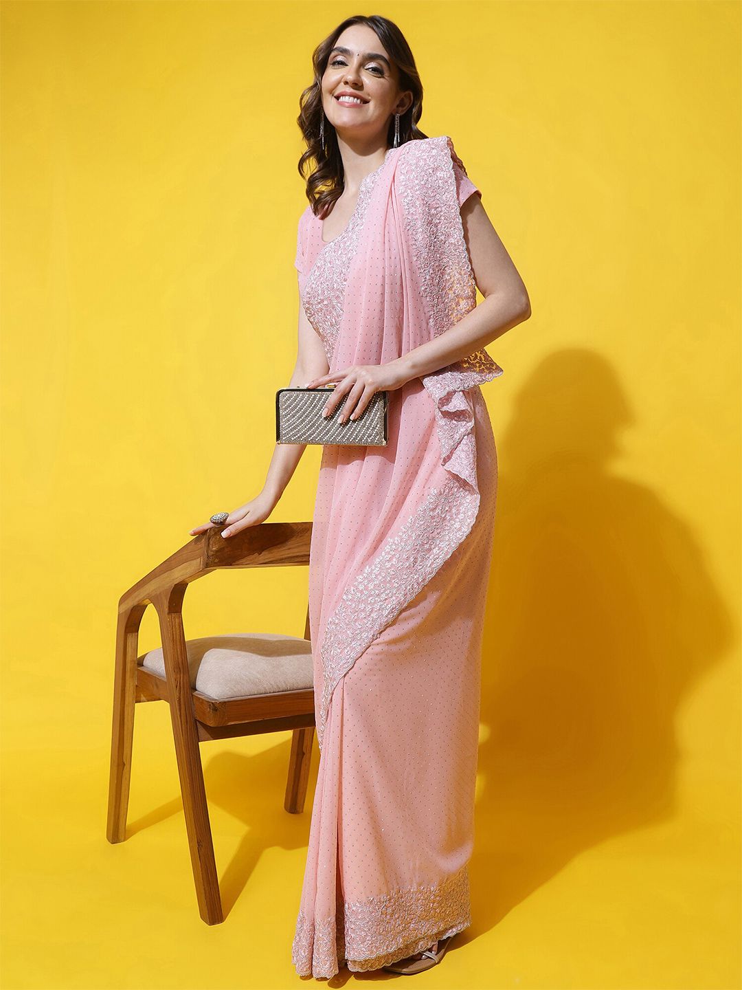 kasee Embellished Saree | Grocsy