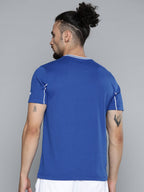 Alcis Men Blue Slim Fit Training or Gym T-shirt | Grocsy