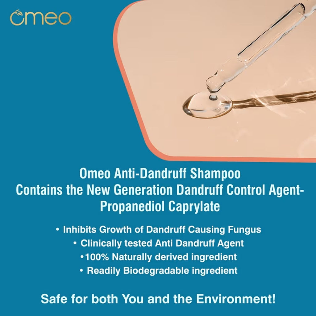 Omeo Anti Dandruff Shampoo With Green Natural Anti Dandruff Agent | Grocsy