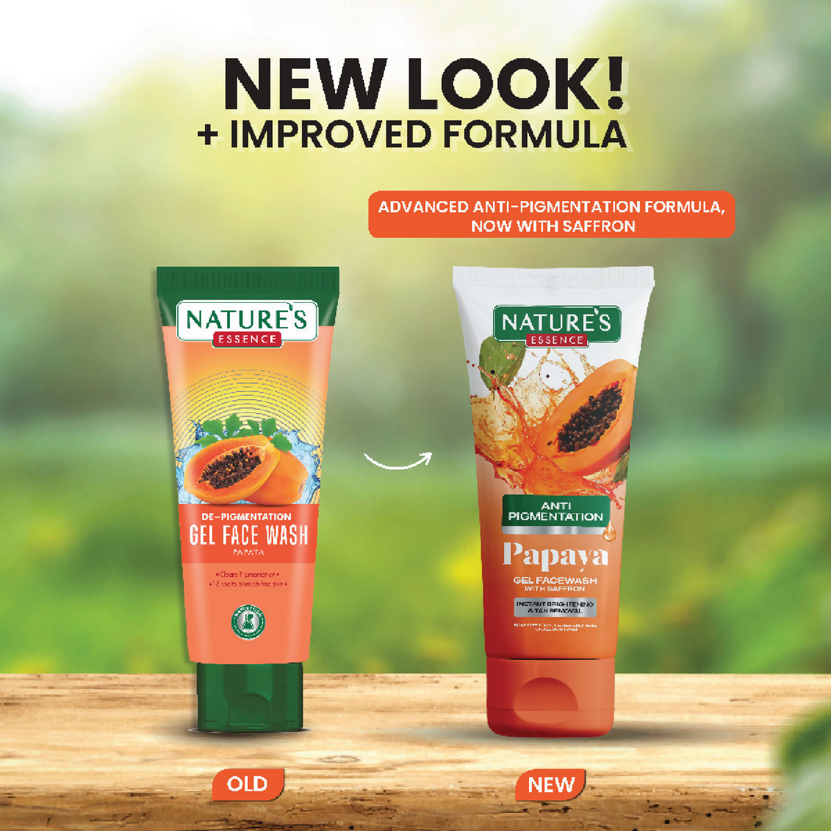 Nature's Essence Anti-Pigmentation Papaya Gel Face Wash | Grocsy