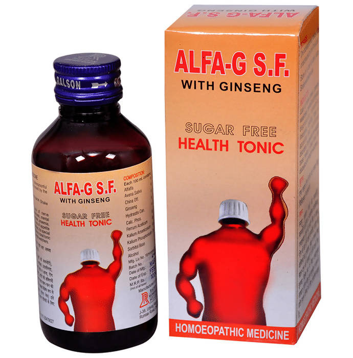 Ralson Remedies Alfa-G S.F. with Ginseng Sugar Free Tonic | Grocsy