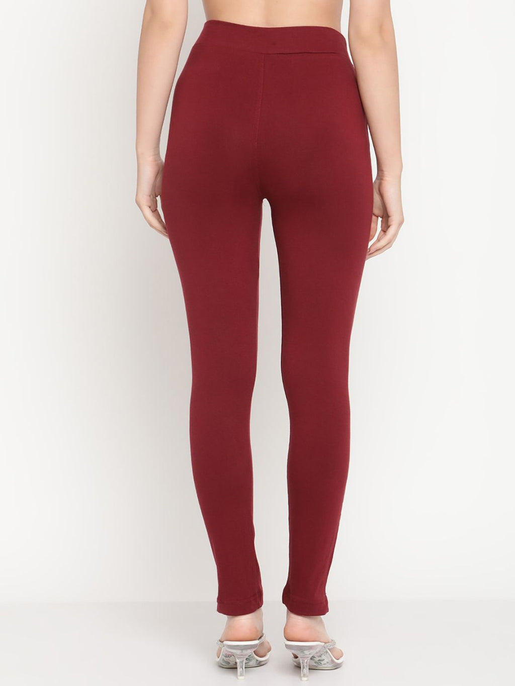 TAG 7 Women Pack of 2 Pink & Maroon Solid Kurti Pants | Grocsy