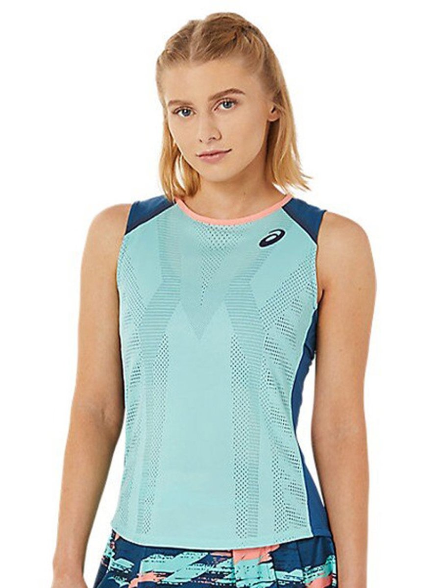 ASICS Match Actibreeze Printed Sleeveless Tank T-shirt | Grocsy