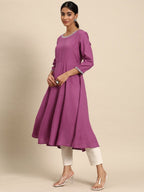 All About You Women A-Line Kurta with a Dupatta | Grocsy