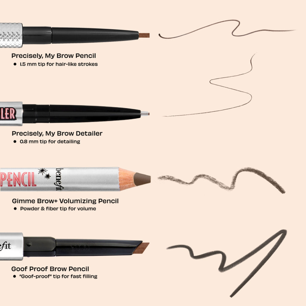 Benefit Cosmetics Precisely, My Brow Detailer Eyebrow Pencil - 35 Neutral Medium Brown | Grocsy