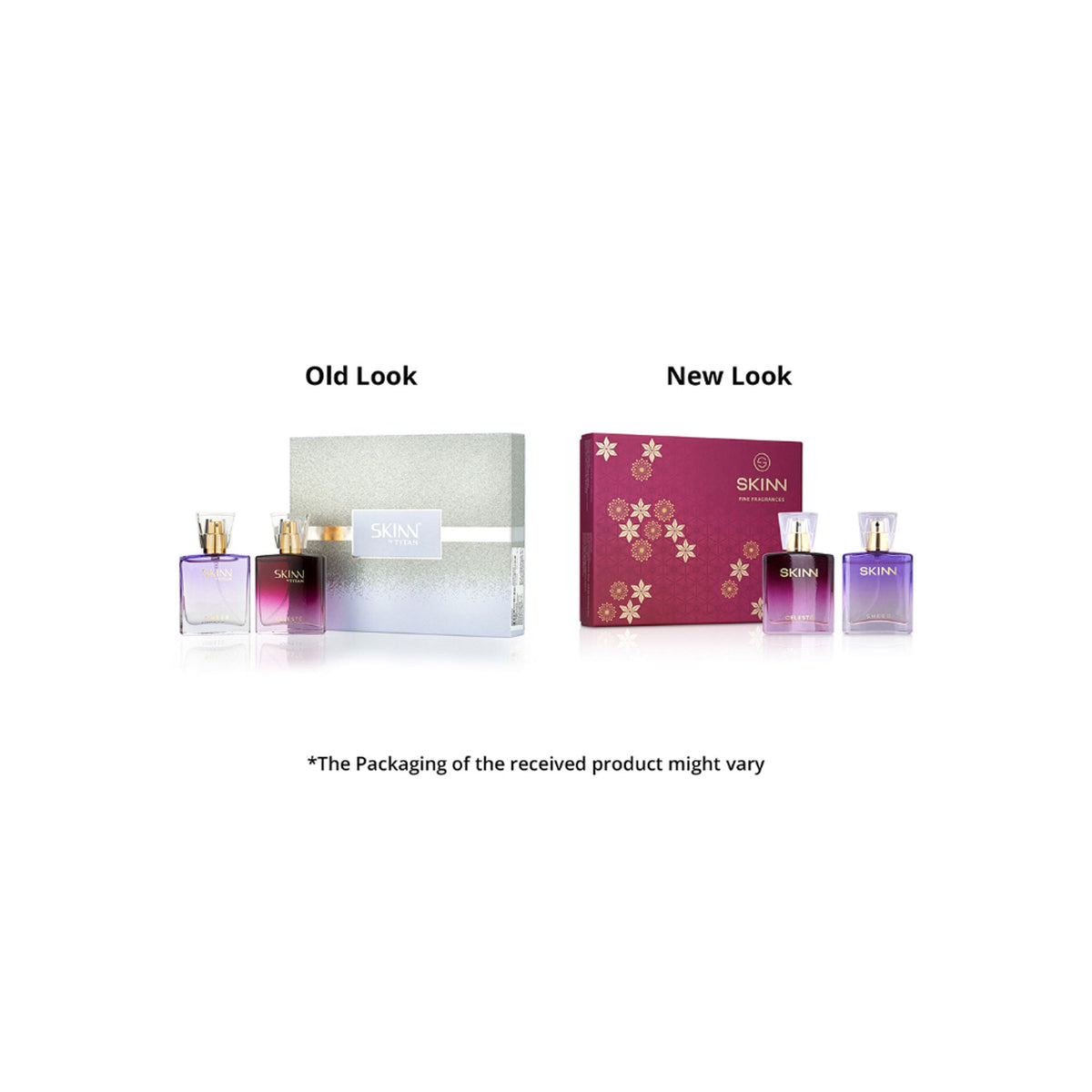 Skinn By Titan Celeste & Sheer EDP Miniature Gift Set - Rakhi Gift for Sister | Grocsy