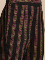 All About You Women Ethnic Motifs Printed Pure Cotton Kurta with Trousers | Grocsy