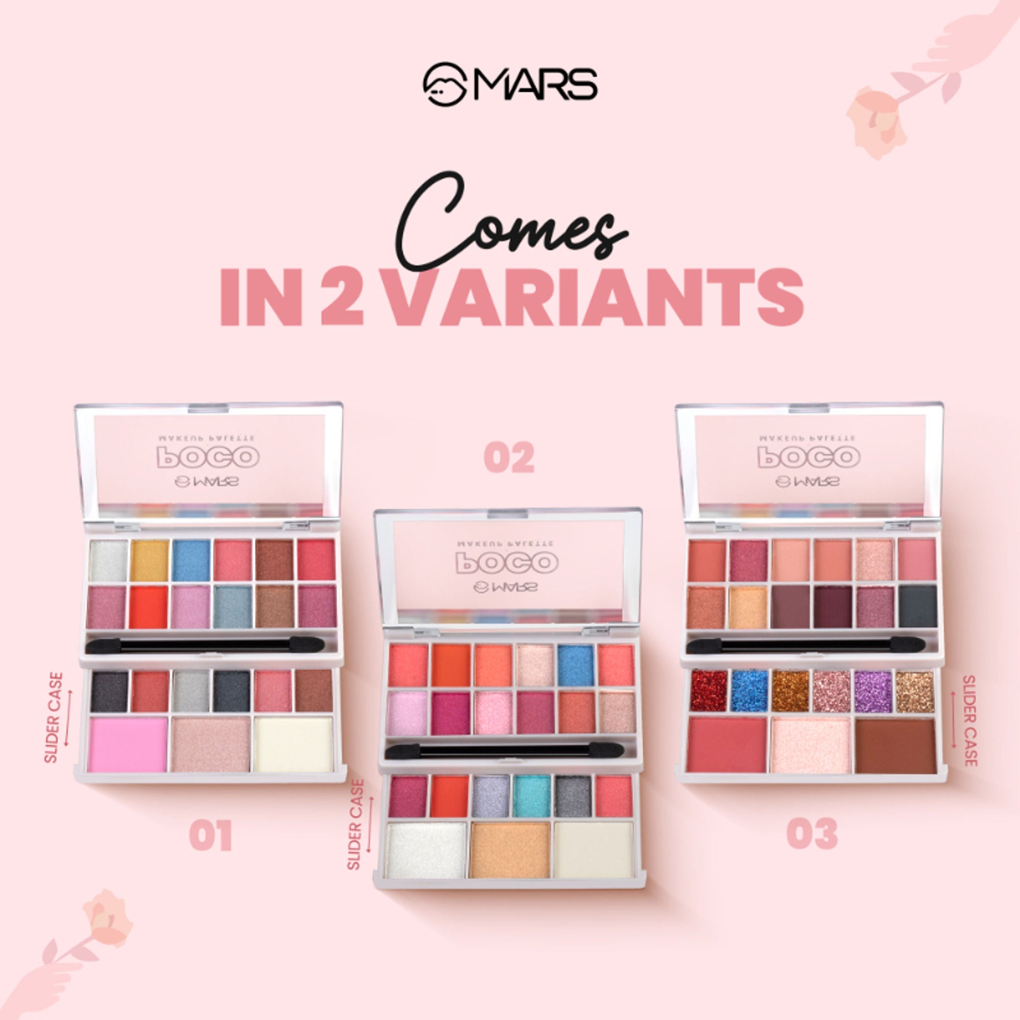 MARS Cosmetics Poco Face Makeup And Eyeshadow Palette - 02 | Grocsy