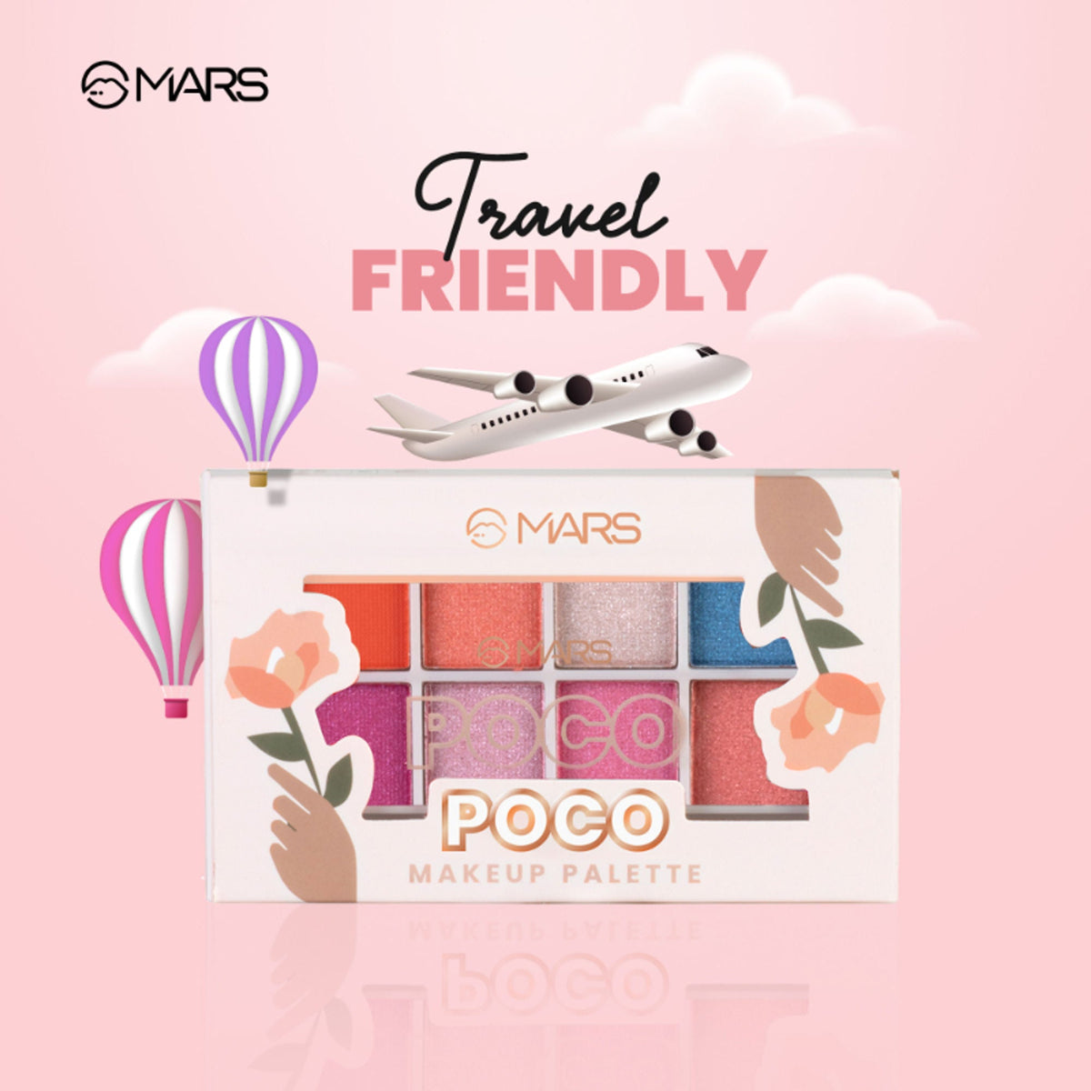 MARS Cosmetics Poco Face Makeup And Eyeshadow Palette - 03 | Grocsy