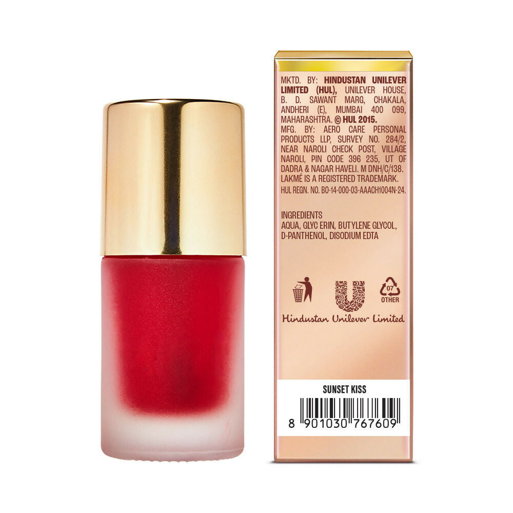 Lakme 9To5 Double Duty Lip & Cheek Water Stain, Transferproof & Long Lasting , Sunset Kiss | Grocsy