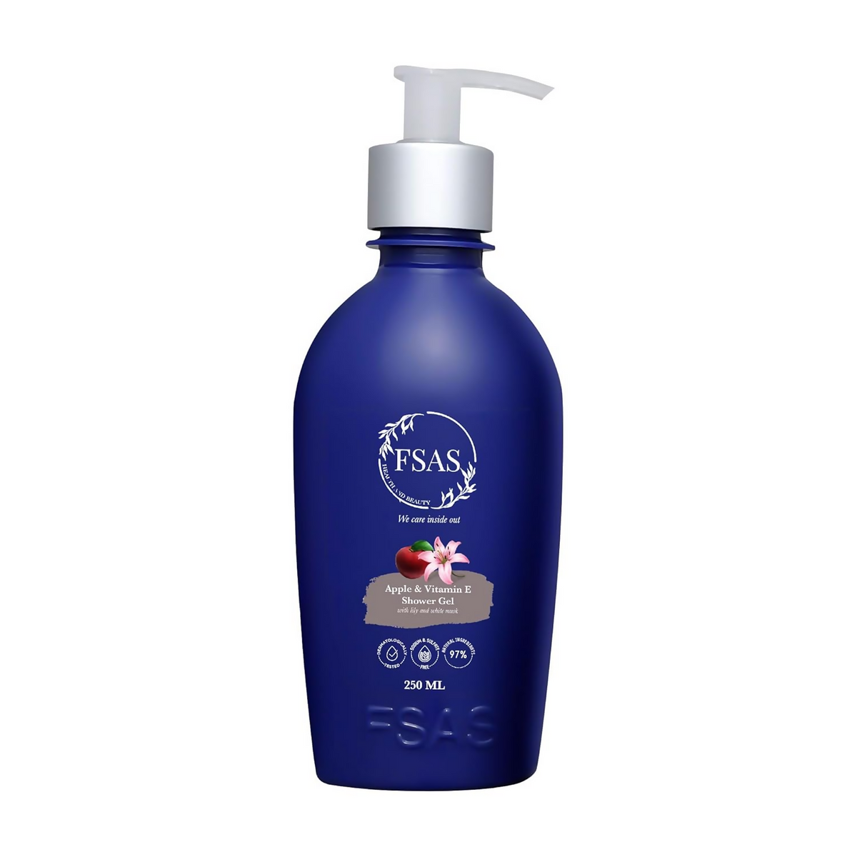FSAS Health and Beauty 97% Plant-Derived Apple and Vitamin E Shower Gel | Grocsy