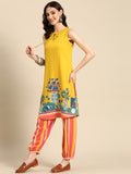 Sangria Women Ethnic Motifs Printed Kurta with Salwar | Grocsy