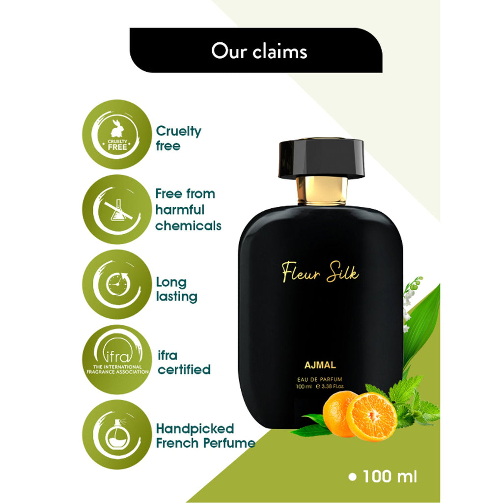 Ajmal India Artisan Fleur Silk Exquisite Handpicked Luxury Perfume For Women | Grocsy
