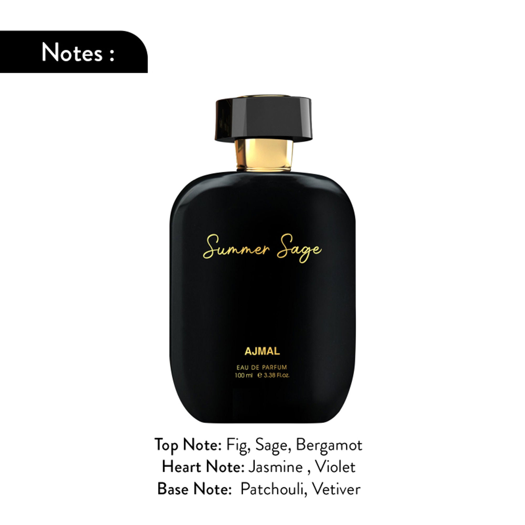Ajmal India Artisan Summer Sage Exquisite Handpicked Luxury Perfume | Grocsy