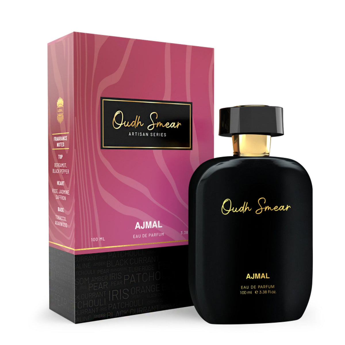 Ajmal India Artisan Oudh Smear Exquisite Handpicked Luxury Perfume For Men | Grocsy