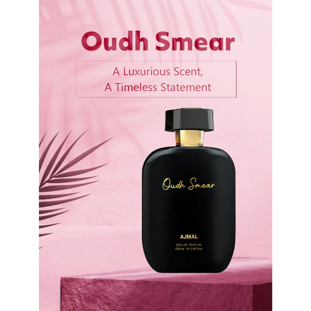 Ajmal India Artisan Oudh Smear Exquisite Handpicked Luxury Perfume For Men | Grocsy