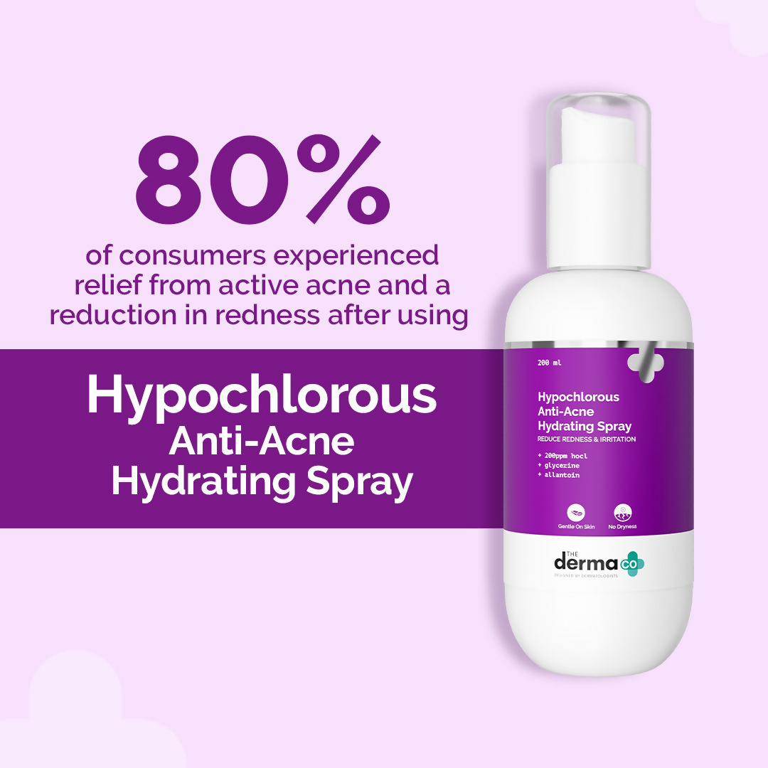 The Derma Co Hypochlorous Anti-Acne Hydrating Spray | Grocsy