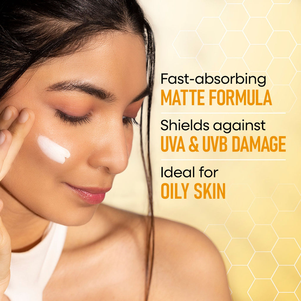 Nykaa SKINRX Ultra Matte Dry Touch Sunscreen SPF 50 PA+++ , Lightweight Matte Finish, No White Cast | Grocsy