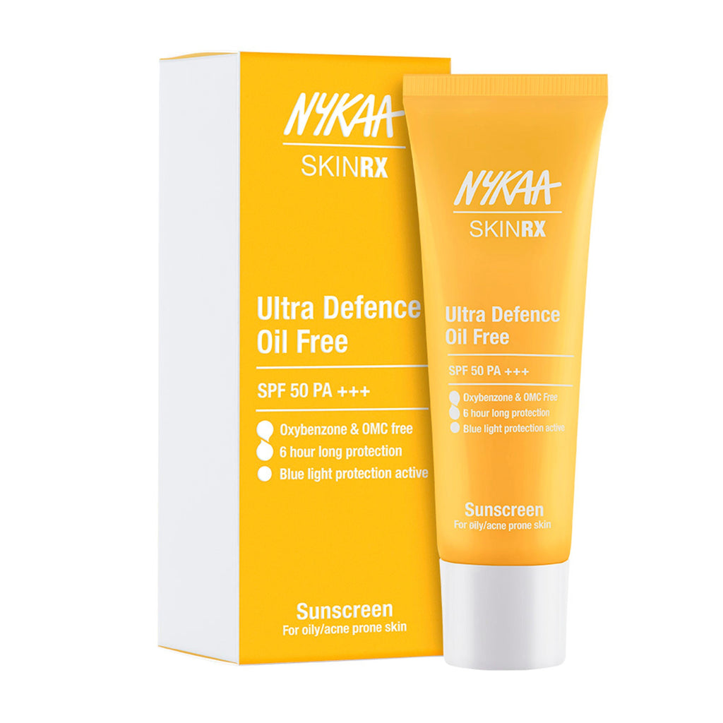 Nykaa SKINRX Ultra Defence Oil-Free Sunscreen for Lightweight, Non-Greasy, No White Cast | Grocsy