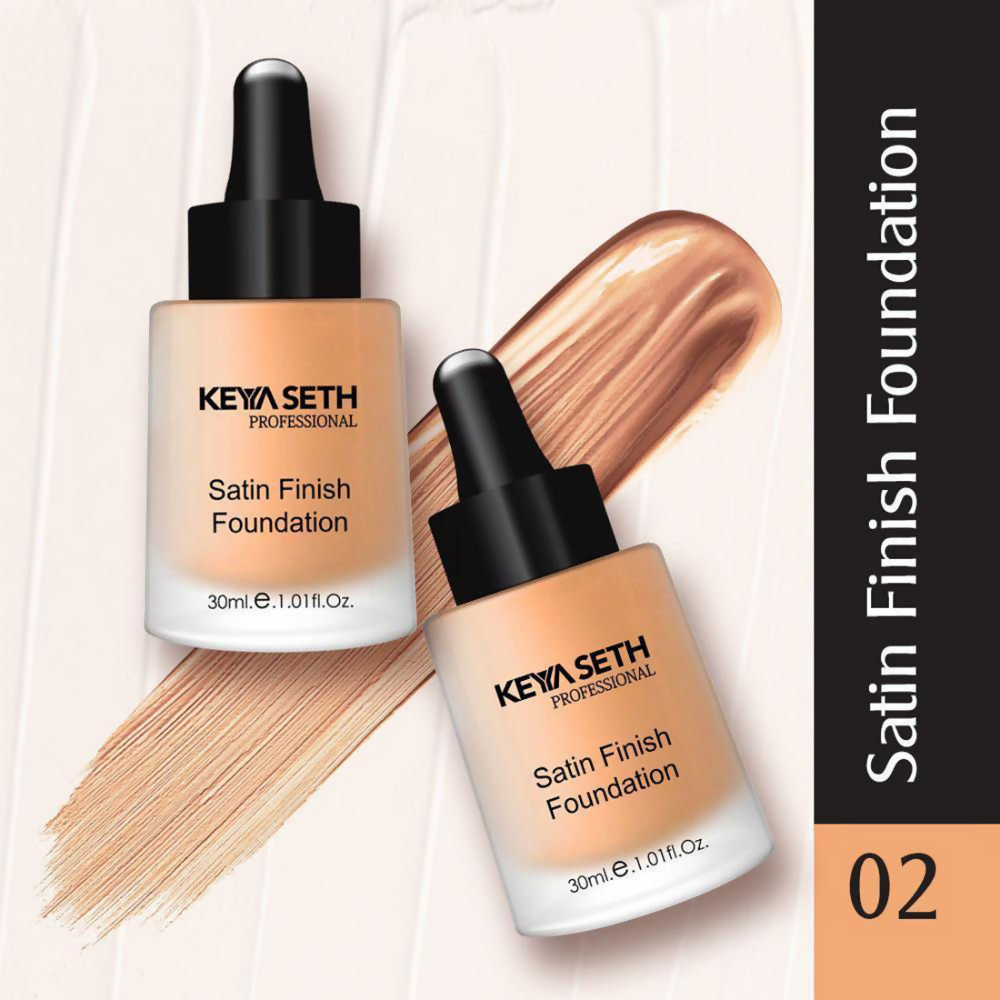Keya Seth Aromatherapy Professional Satin Finish Foundation - Shade 2 | Grocsy