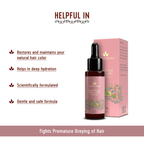 Avimee Herbal Anti Grey Hair Combo - Keshkrishna Hair Oil And Scalptone Grey Hair Serum, Restores Natural Color | Grocsy