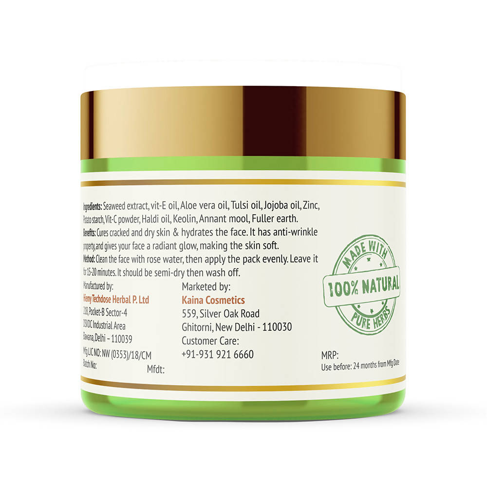 Kaina Seaweed Algae Anti-Wrinkle Face Pack | Grocsy