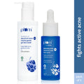 Plum Salicylic Facewash & Face Serum Combo For Acne Prone, Oily Skin | Grocsy