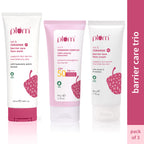 Plum Ceramides Face Wash, Moisturizer & Sunscreen SPF 50 PA+++ Combo for Barrier Repair & Sun Care | Grocsy