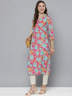 HERE&NOW Floral Printed Kurta | Grocsy
