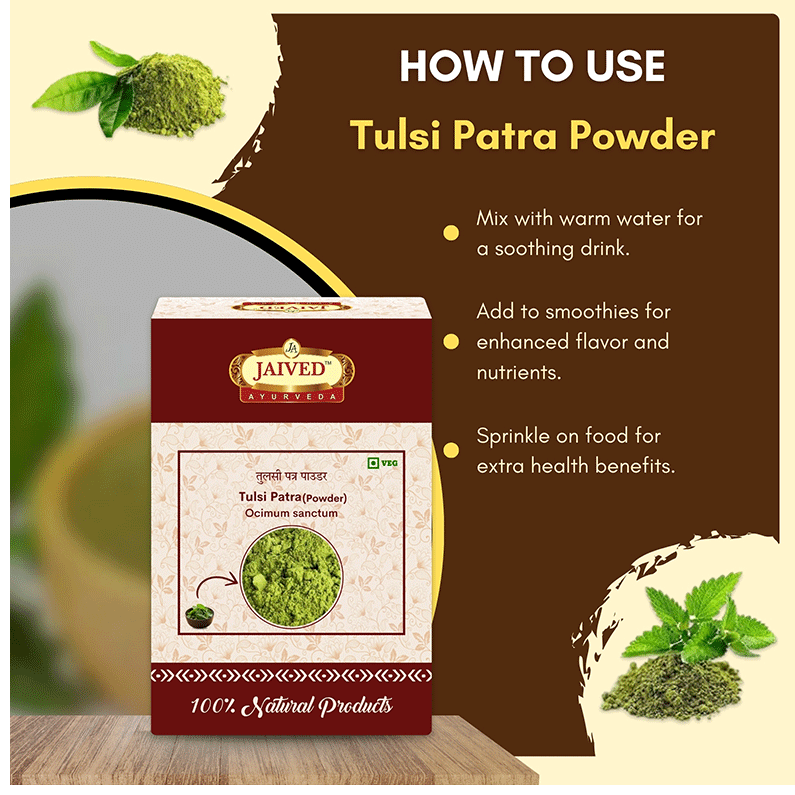Jaived Ayurveda Tulsi Patra Powder | Grocsy