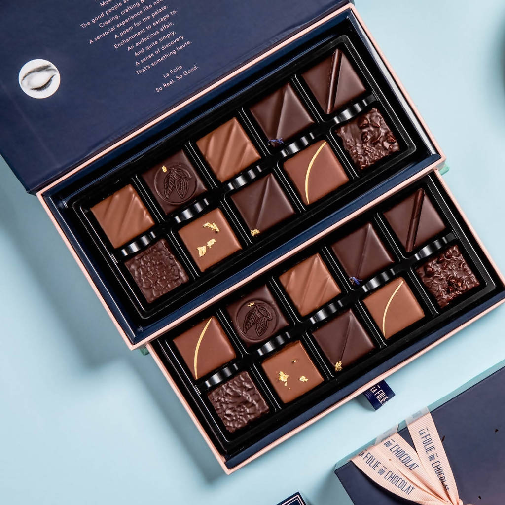 La Folie Box Of 20 - Ganaches (Assorted) | Grocsy