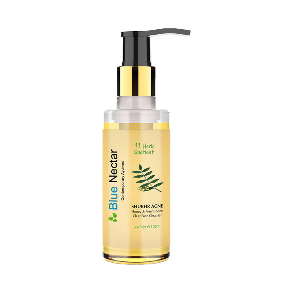 Blue Nectar Shubhr Acne Face Cleanser with Honey & Neem | Grocsy