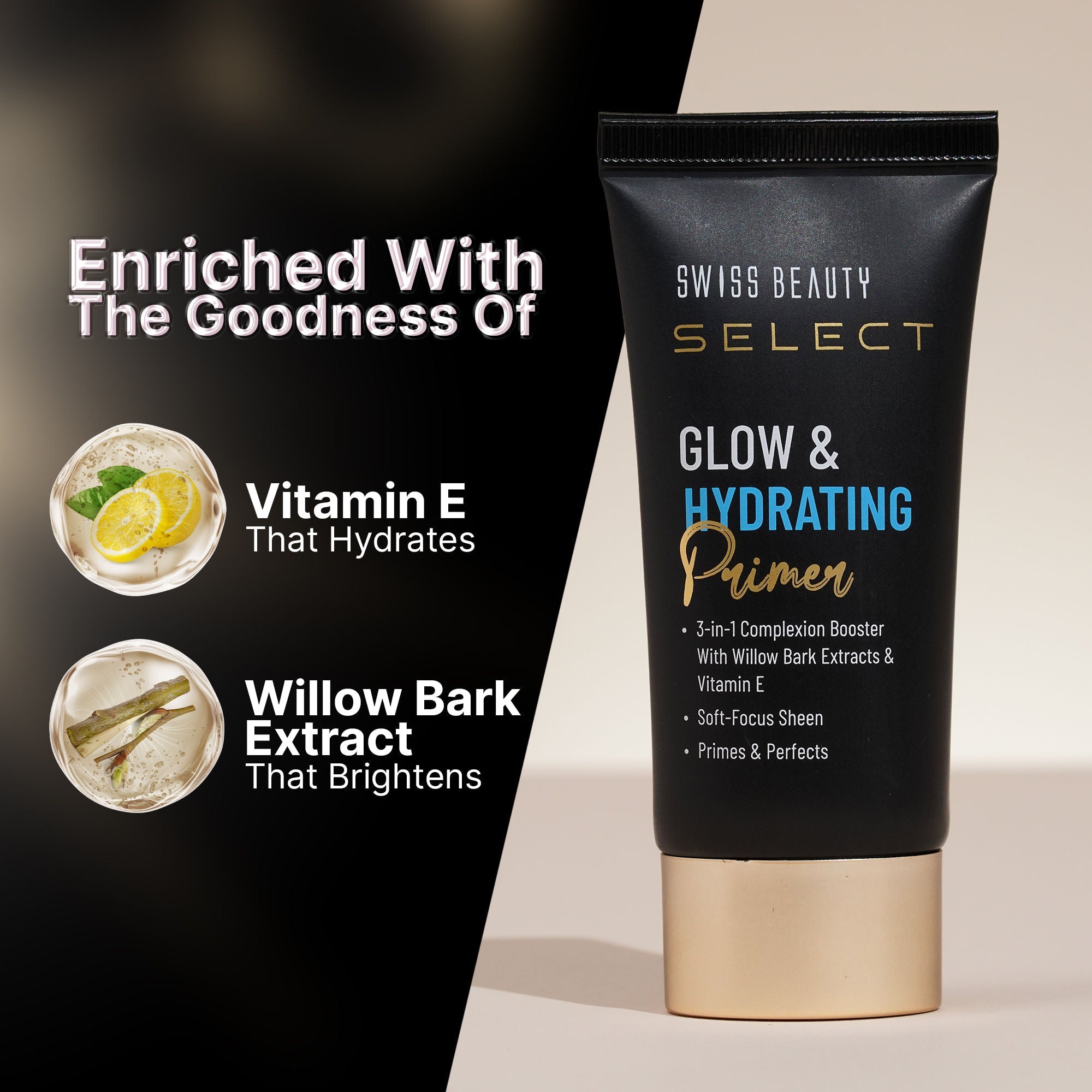 Swiss Beauty Select Glow & Hydrating Primer | Grocsy