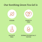 Foxtale Essentials Green Tea Oil-Free Gel Face Moisturizer - Hydrates, Brightens And Prevents Acne | Grocsy