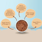 byPureNaturals Alsi Atta (Flaxseed Powder Flour) | Grocsy