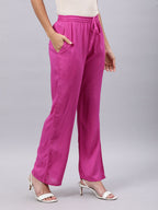 Souchii Mauve Liva Palazzos | Grocsy
