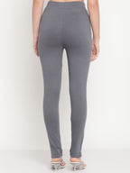 TAG 7 Women Yellow & Grey Ankle-Length Leggings Set of 2 | Grocsy