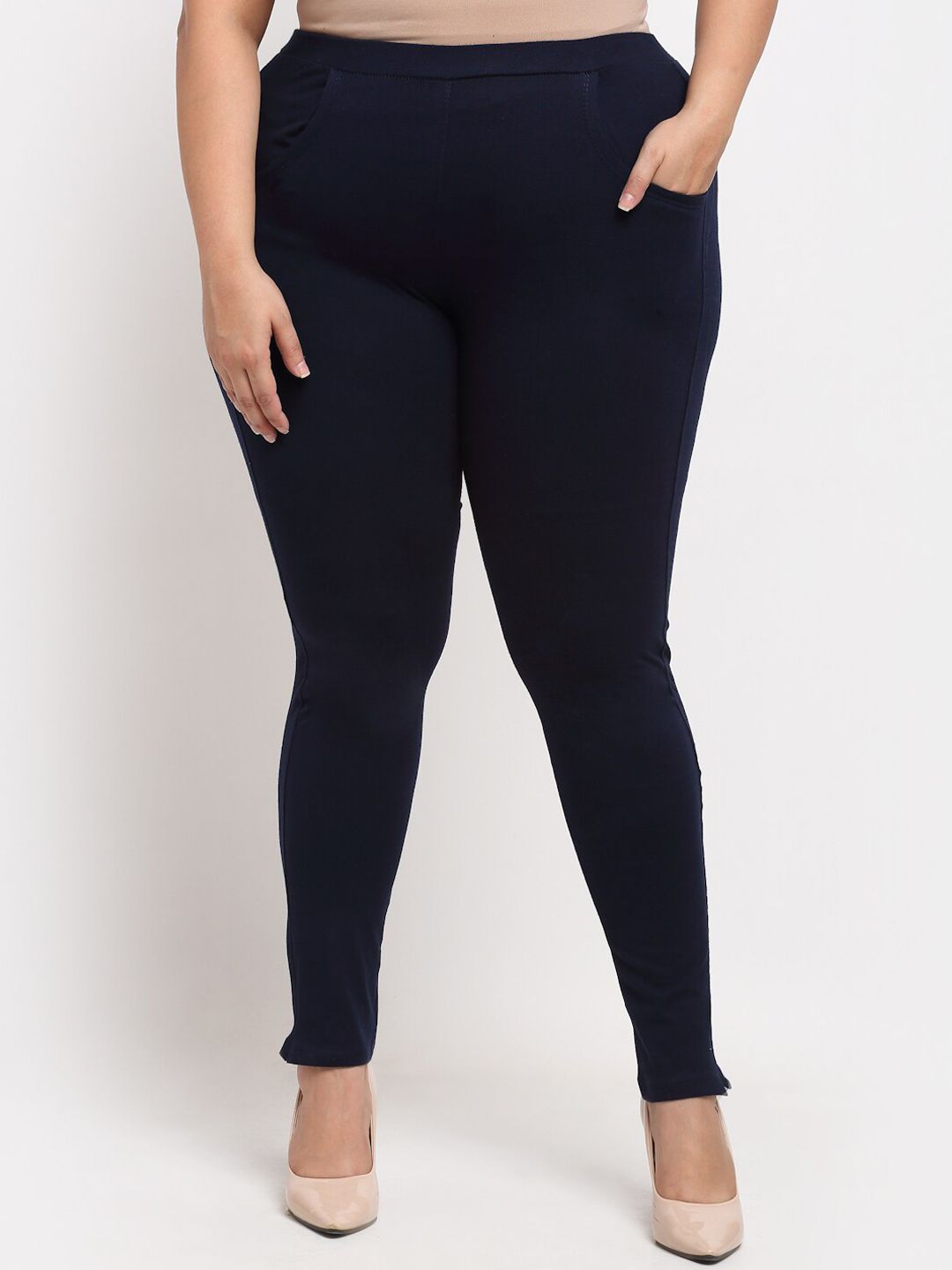 TAG 7 Women Plus Size Cotton Ankle Length Leggings | Grocsy