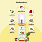 Teal and Terra Nagarmotha Bhringraj Hair Oil | Grocsy