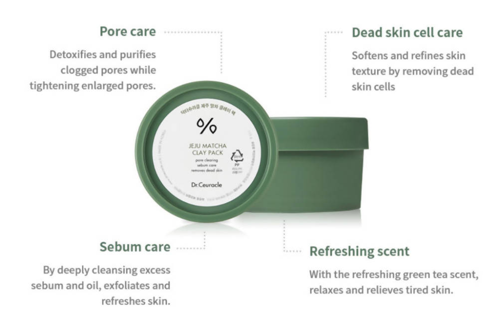 Dr.Ceuracle Jeju Matcha Clay Pack | Grocsy
