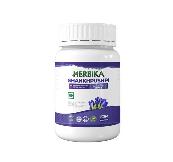 Herbika Shankhpushpi Capsules | Grocsy