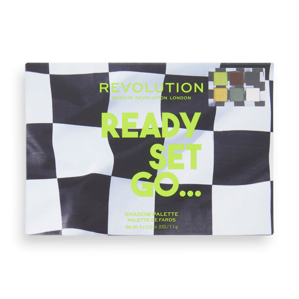Makeup Revolution Power Eyeshadow Palette 90's Baby - Ready Set Go | Grocsy