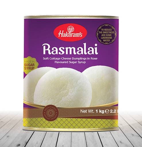 Haldiram's Rasmalai | Grocsy