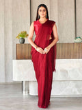 Tikhi Imli Polyester Ready to Wear Saree | Grocsy