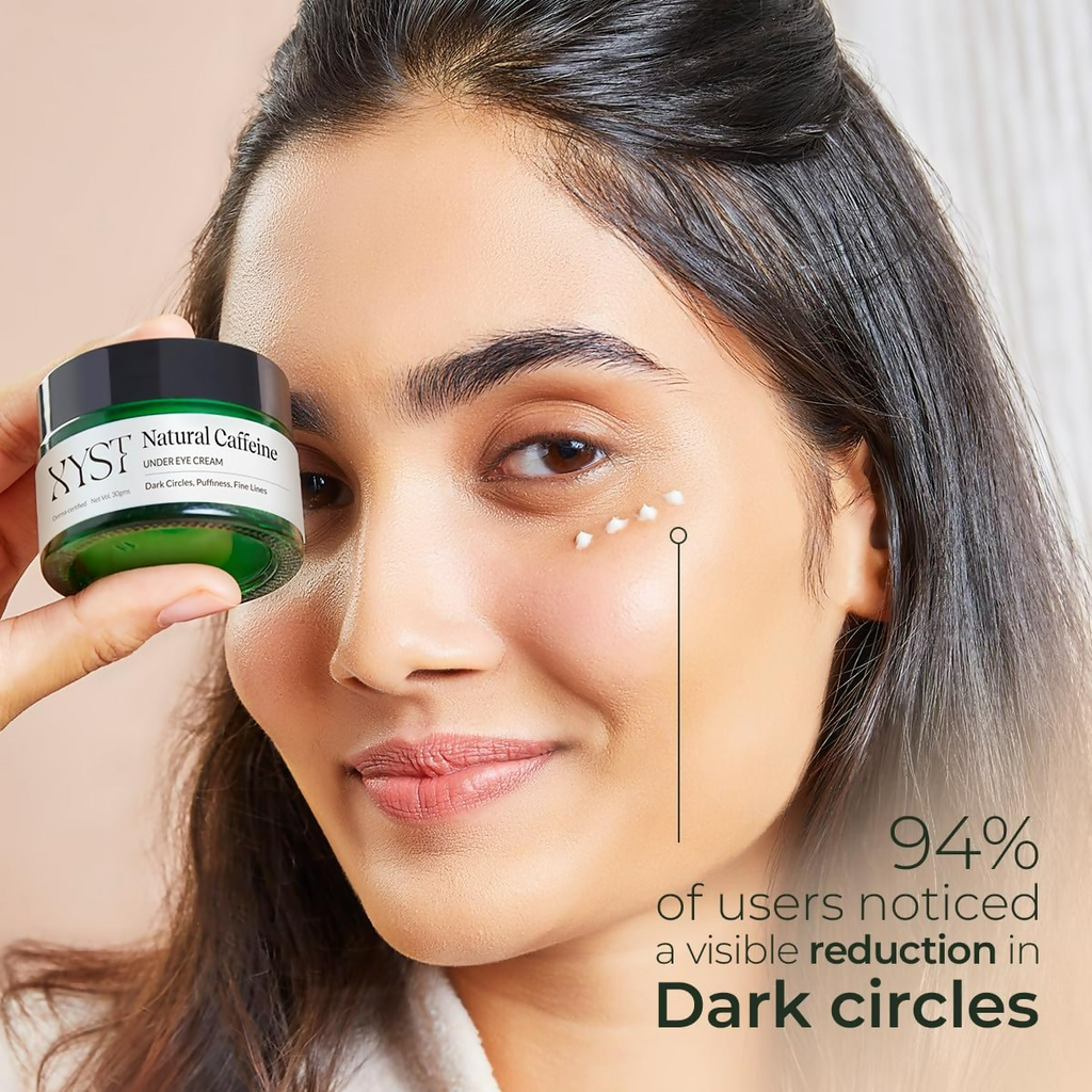Xyst Natural Caffeine Under Eye Cream For Dark Circles | Grocsy
