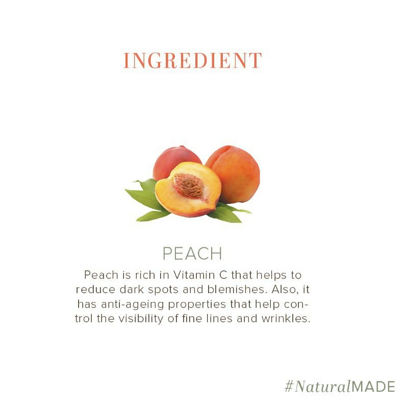 Khadi Natural Peach Handmade Soap | Grocsy
