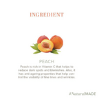 Khadi Natural Peach Handmade Soap | Grocsy
