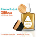 Skinvest Molten Gold Shimmer Drops With Buff Body Brush | Grocsy