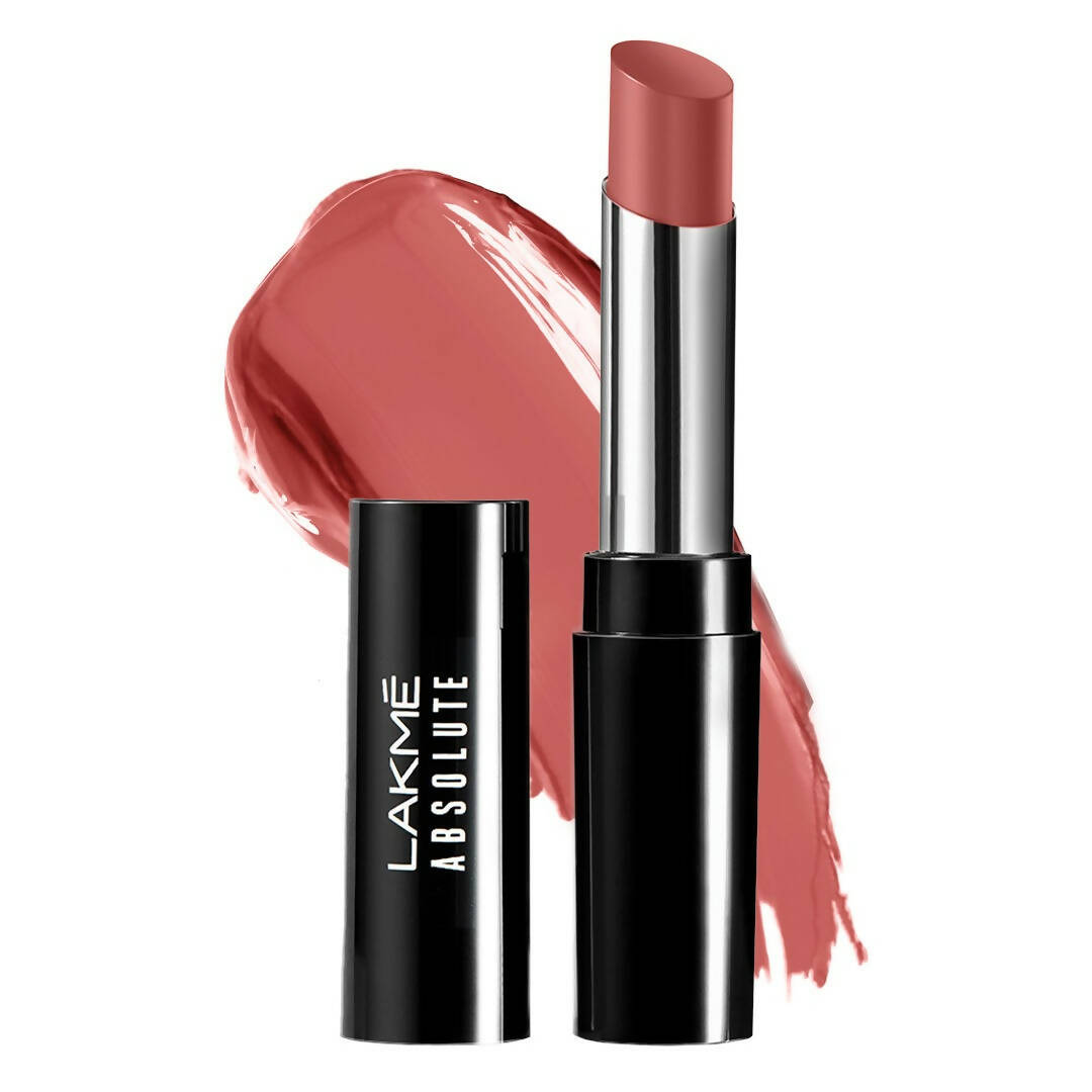 Lakme Absolute Skin Dew Satin Lipstick - 102 Nude Rose | Grocsy