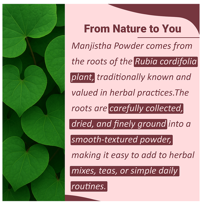 Minature Manjistha Organic Powder | Grocsy